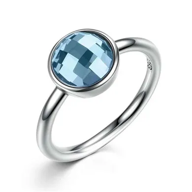 Anillo Azul Infinito