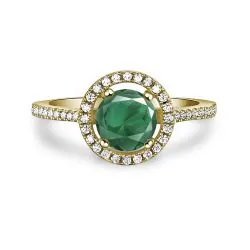 Anillo Round Tiffany Gold